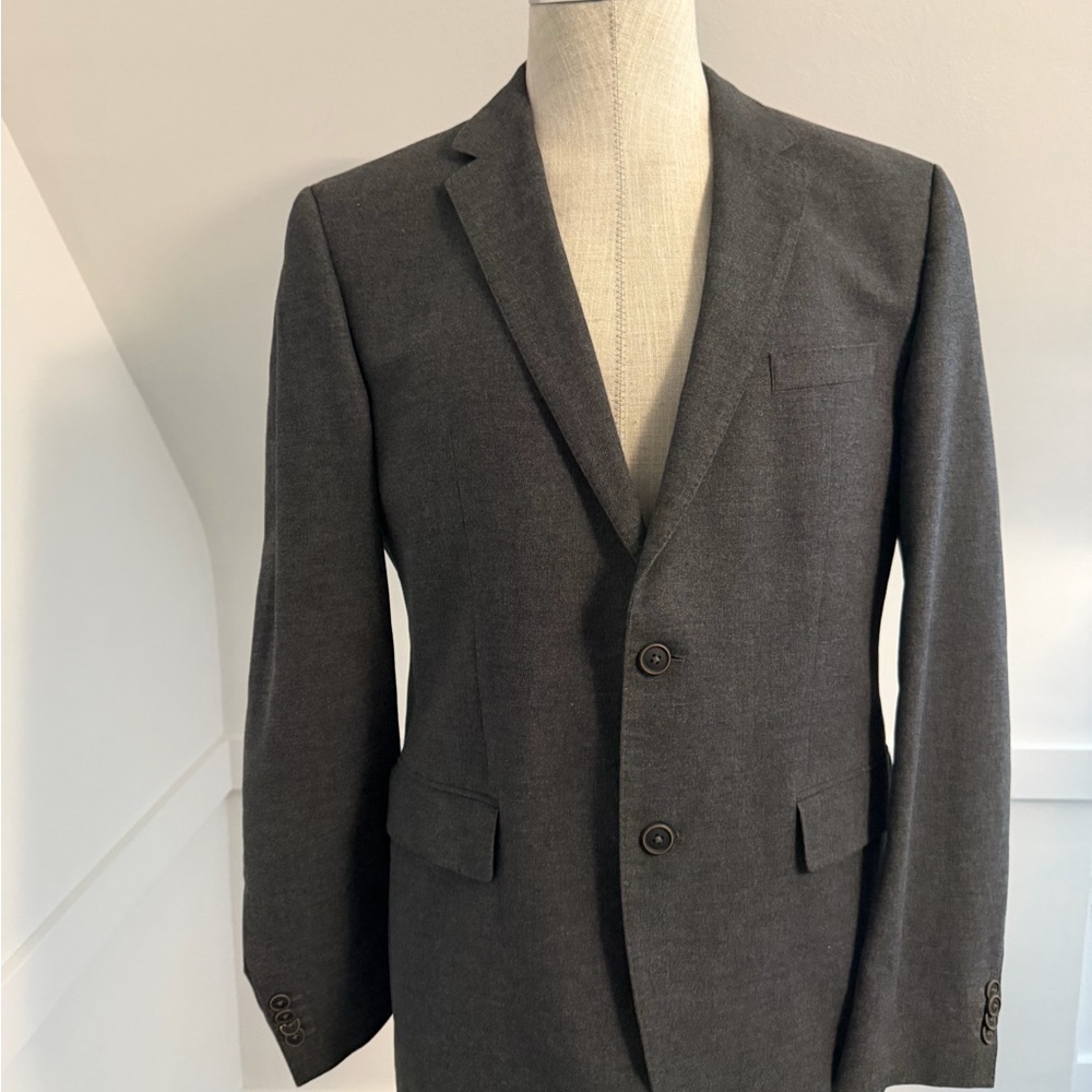 Boss Charcoal Gray Wool Sport Coat